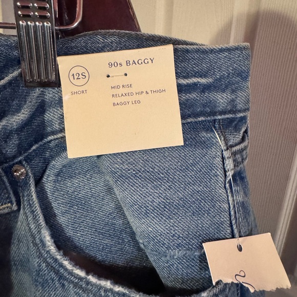 Universal Thread Relaxed Ripped Mid-Blue Jeans - Picture 2 of 4